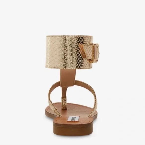 Steve Madden Gold Rico Sandals - Picture 3 of 7